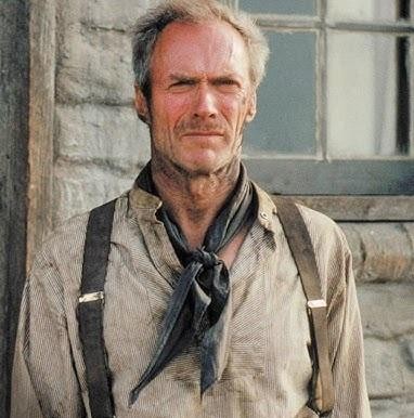 Clint Eastwood w młodości, u szczytu kariery aktorskiej.